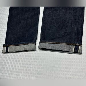 John Elliott Raw Indigo Dark Wash Denim Japanese Selvedge Jeans Men's 31x32